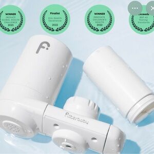 Filterbaby 1.0 Faucet - Mounted Water Filter for Skin Care in White ProDermis